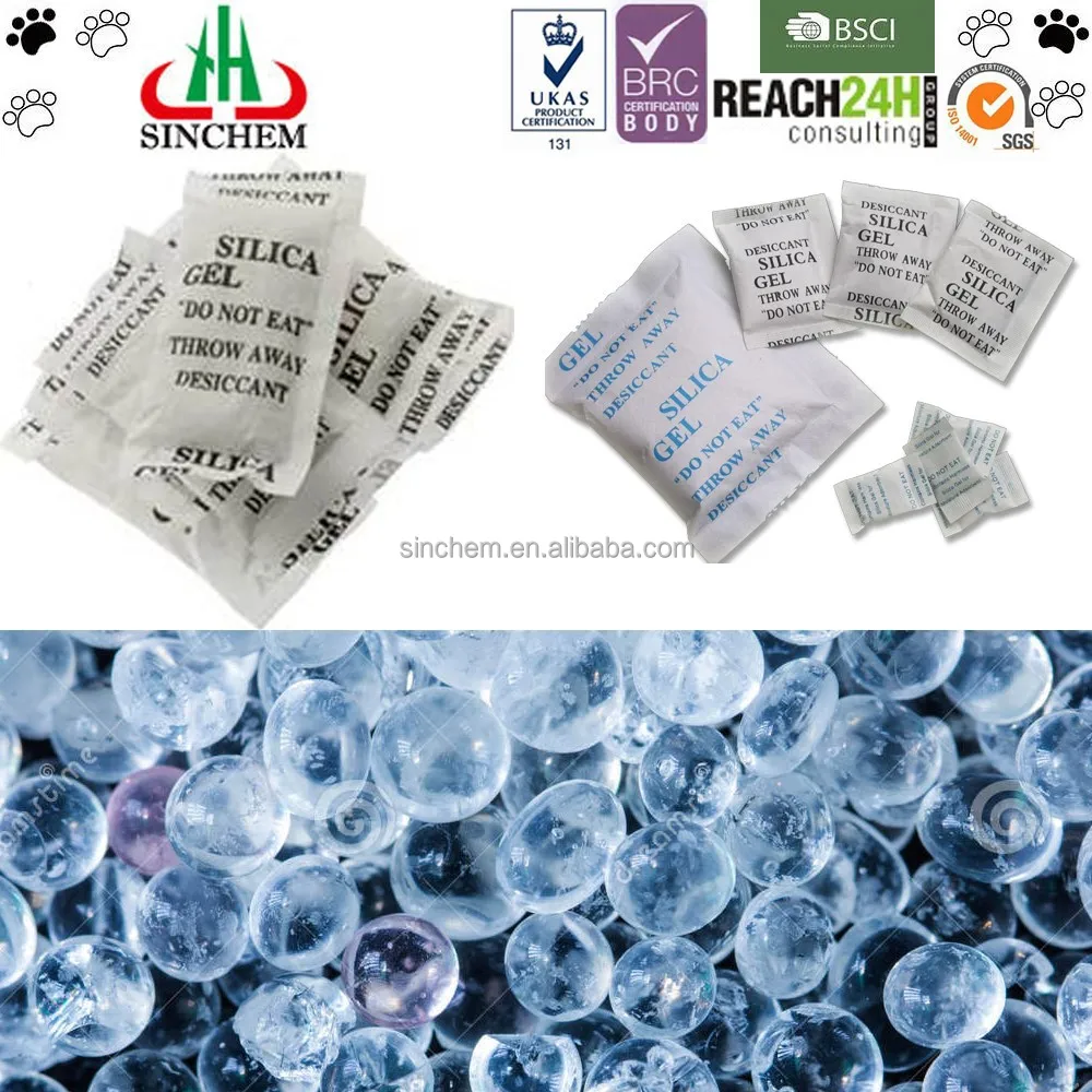 
1g 3g 5g 10g 30g 50g 100g Silica Gel Desiccant Sachet 