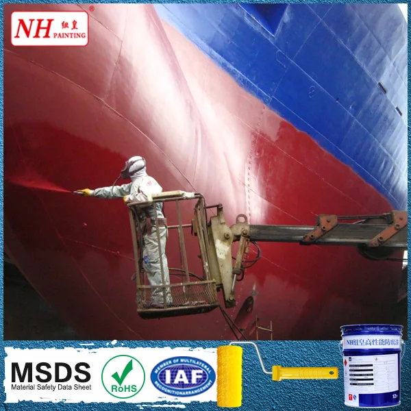 Marine epoxy paint boat