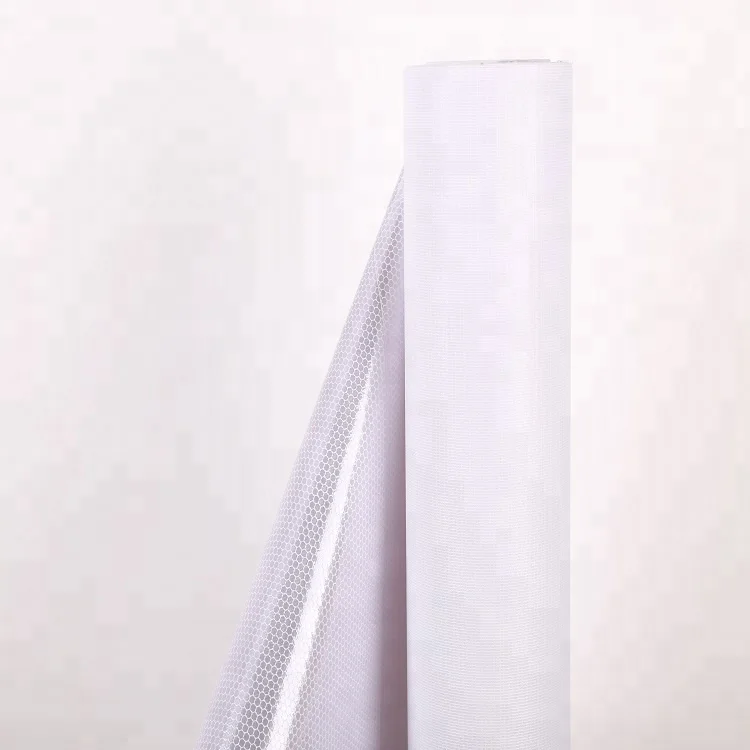 Hi-Vis Honeycomb Non-adhesive Reflective Flex Banner Vinyl For Billboard