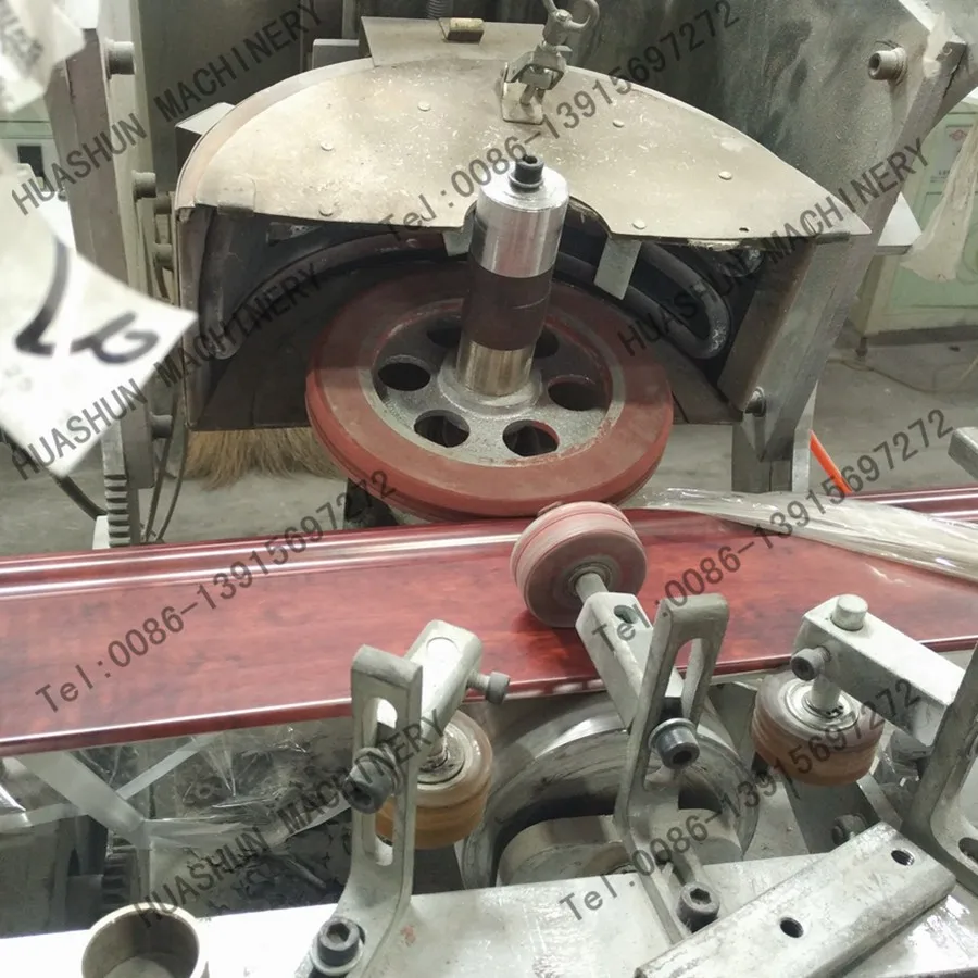 Luxurious PVC imitated marble profile production extrusion machinery