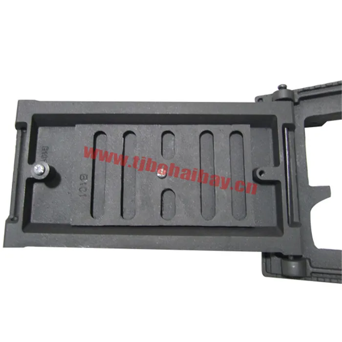 Different types ash box fireplace door