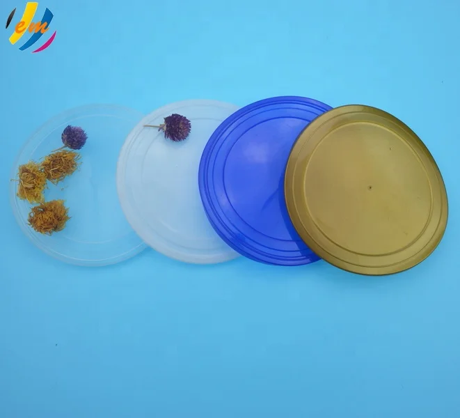 Cap Cover Suppliers PE Material Plastic CANS Free Customized Round Push Pull Cap Pop Top Plastic Jar Soda Bottle Plastic Caps