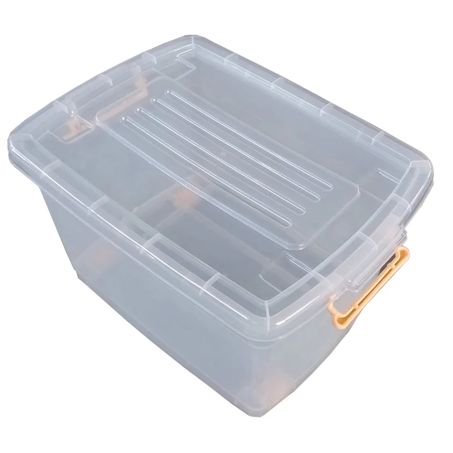keyway plastic storage box with lock with handle
