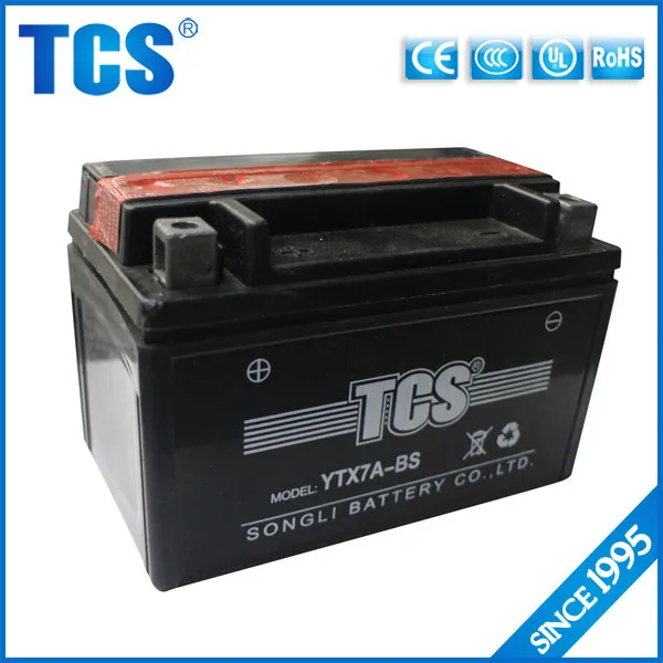 Ytx7a китайский 12 В 7Ah MF свинцово-кислотных аккумуляторов мотоциклы аккумулятор