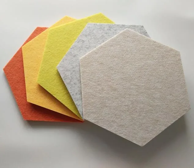 Felt Board Hexagon Type Memo Board Wall Decoration Home Decoration