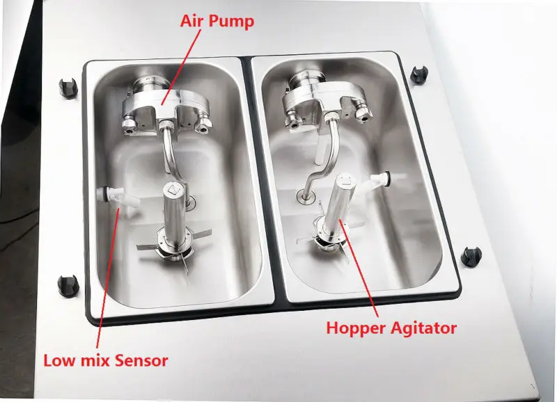 SPACE 6240A soft ice cream machine with pump feed (CE)