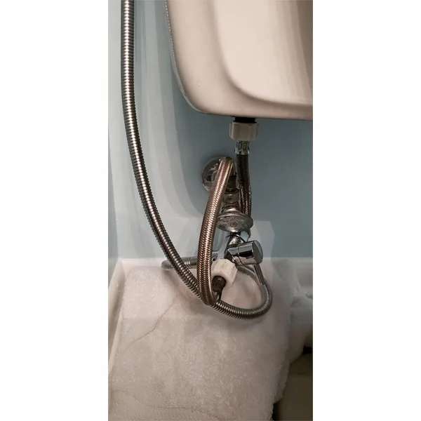 TOTO 6 Inch Extension Hose,Toilet connector hose, North American 6 inch Toilet FleXIble Hose 7/8 male,7/8 female BH602