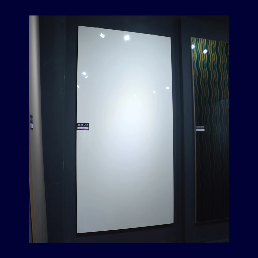 0.5mm thickness glossy PET high gloss laminated on MDF for kitchen cabinets