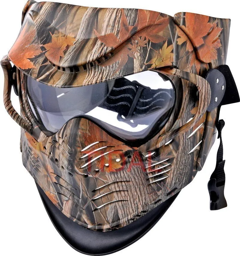 полевая ударочная маска пейнтбол anti-fog линза(2.8мм)газопроницаемый уплонитель