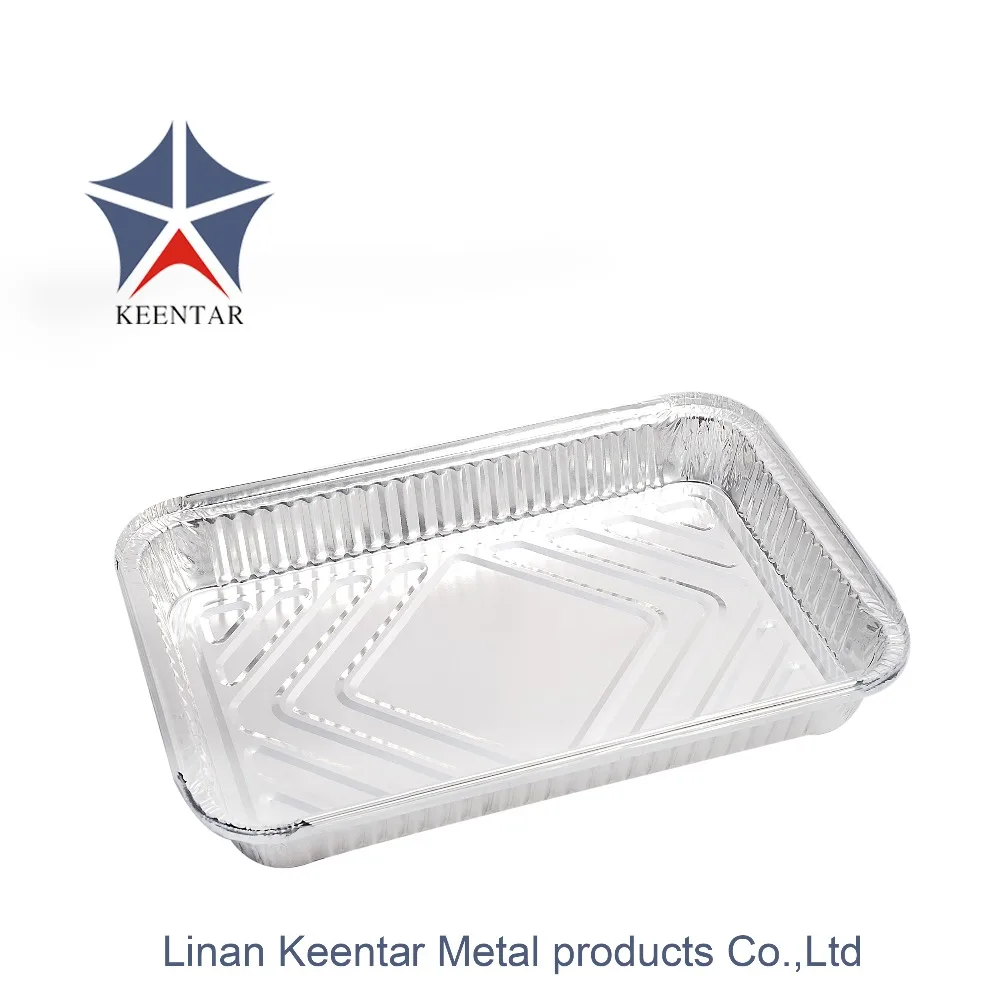 
3 aluminum trays for Food Storing 