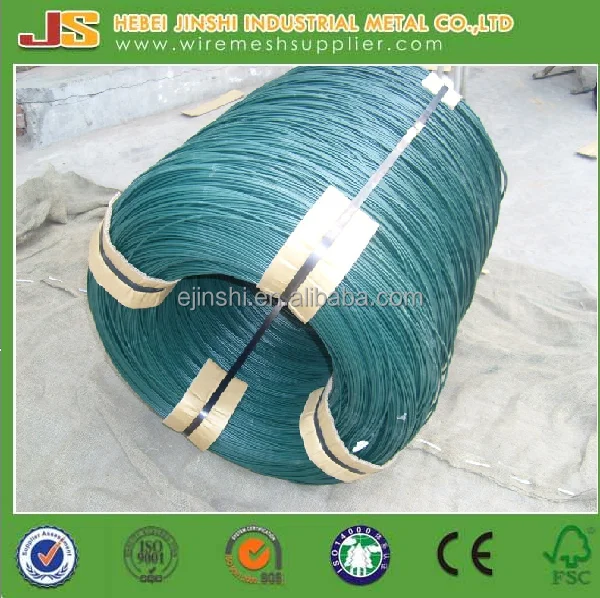Пвх покрытием железной проволоки для строительства