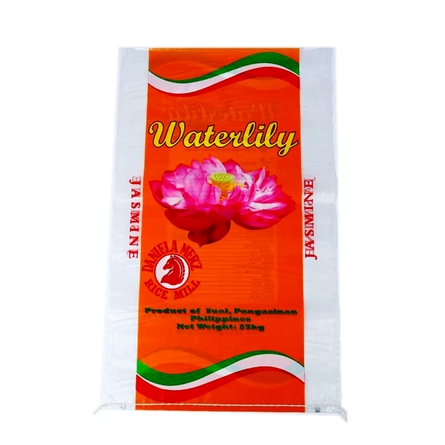 Customized 10kg,25kg plastic laminated pp woven basmati rice packaging bag for Pakstan,Afghan