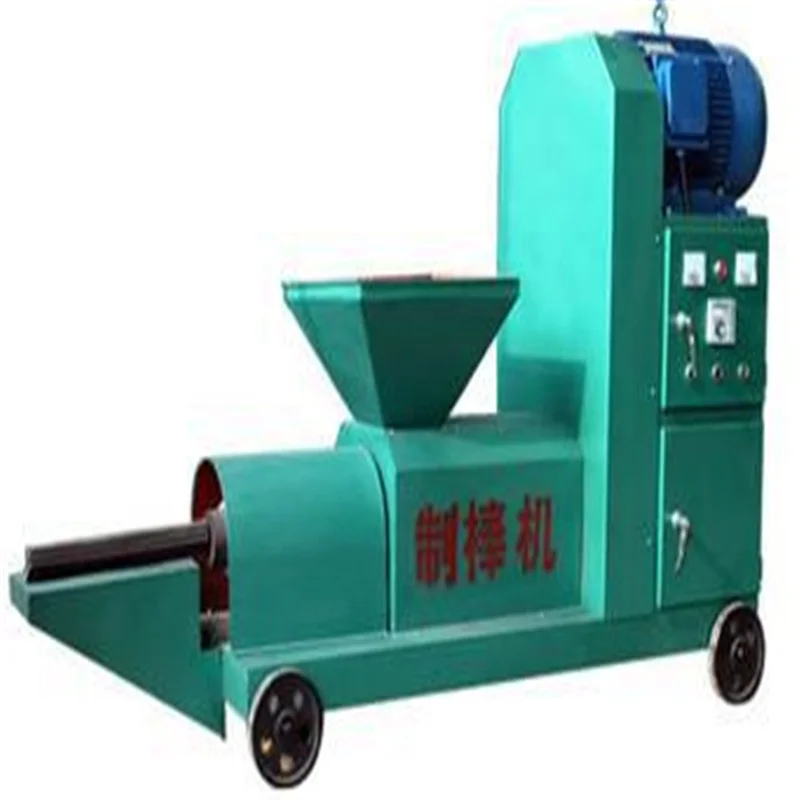 Sugarcane firewood sawdust rice husk charcoal briquette press charcoal making machine factory price