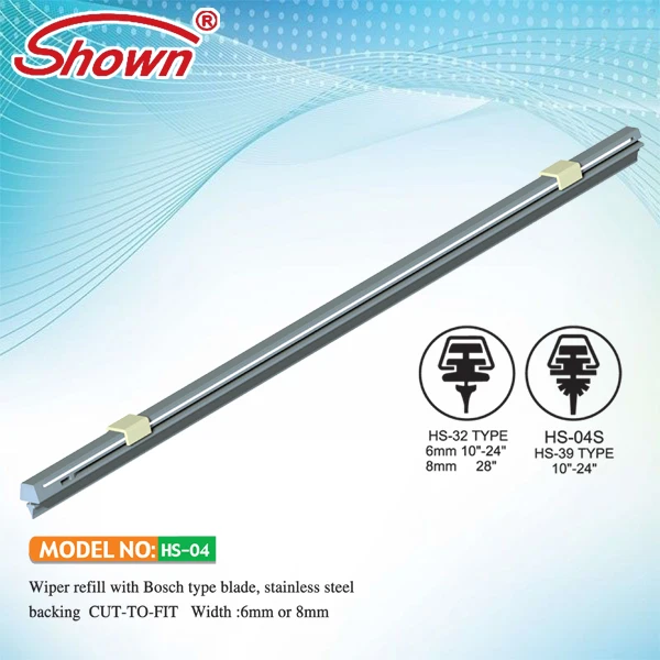 Популярный товар высококачественный сменный стеклоочиститель из натурального каучука