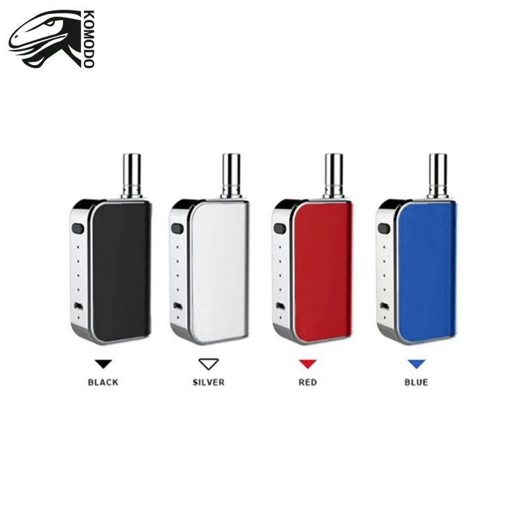 100% оригинальный комплект Komodo C5 со встроенным аккумулятором 400 мАч, вейп бокс мод 1,0 мл Liberty V1 толстый масляный картридж бак