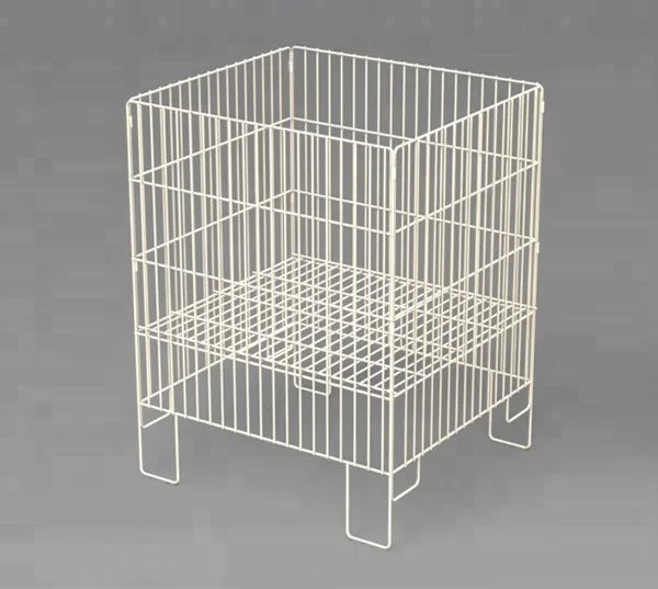 Square Metal Wire Dump Bin for Retail Display