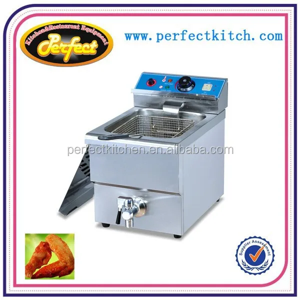 6 Liters Counter top double tank Industrial electric fryer