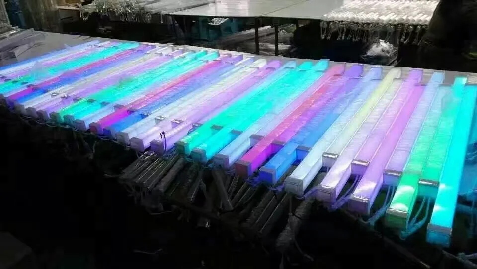 12W DMX rgb color programmable outside building lighting waterproof ip68