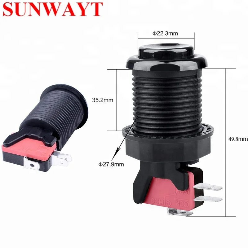 America style joystick kit Game DIY Parts for Arcade Zero Delay USB Encoder 8 Way Arcade Joystick with American push button kits