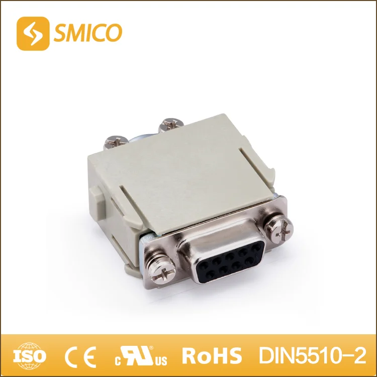 SMICO Дешевые Продукты Онлайн Женский/Мужской Водонепроницаемый Мини 9 P D-Sub Разъем