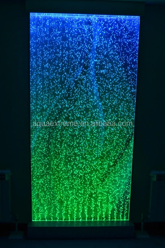 LED Room Divider Acrylic Water Bubble Wall Moving Bubble Wall Water Fountain indoor