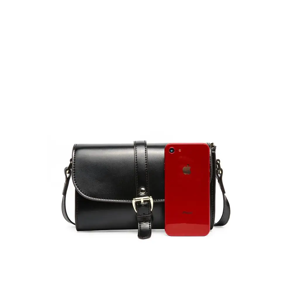 Amazon wholesale leather ladies handbags belt buckle bag small fashion square bag