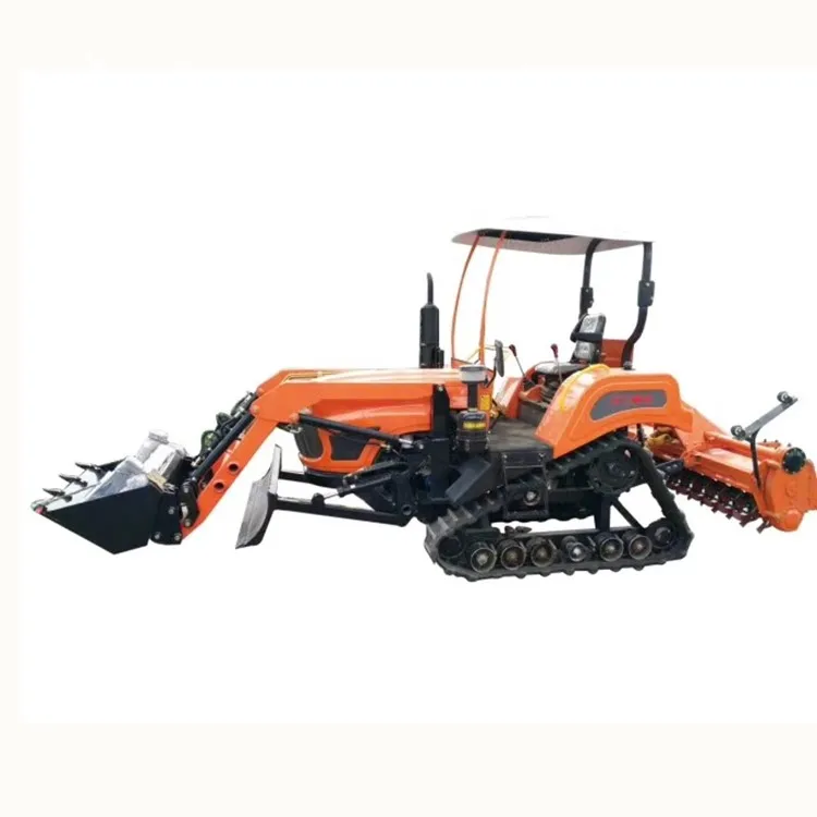 Factory direct cheap price farm farming rubber track farm 50hp 75hp small size mini crawler tractor for sale
