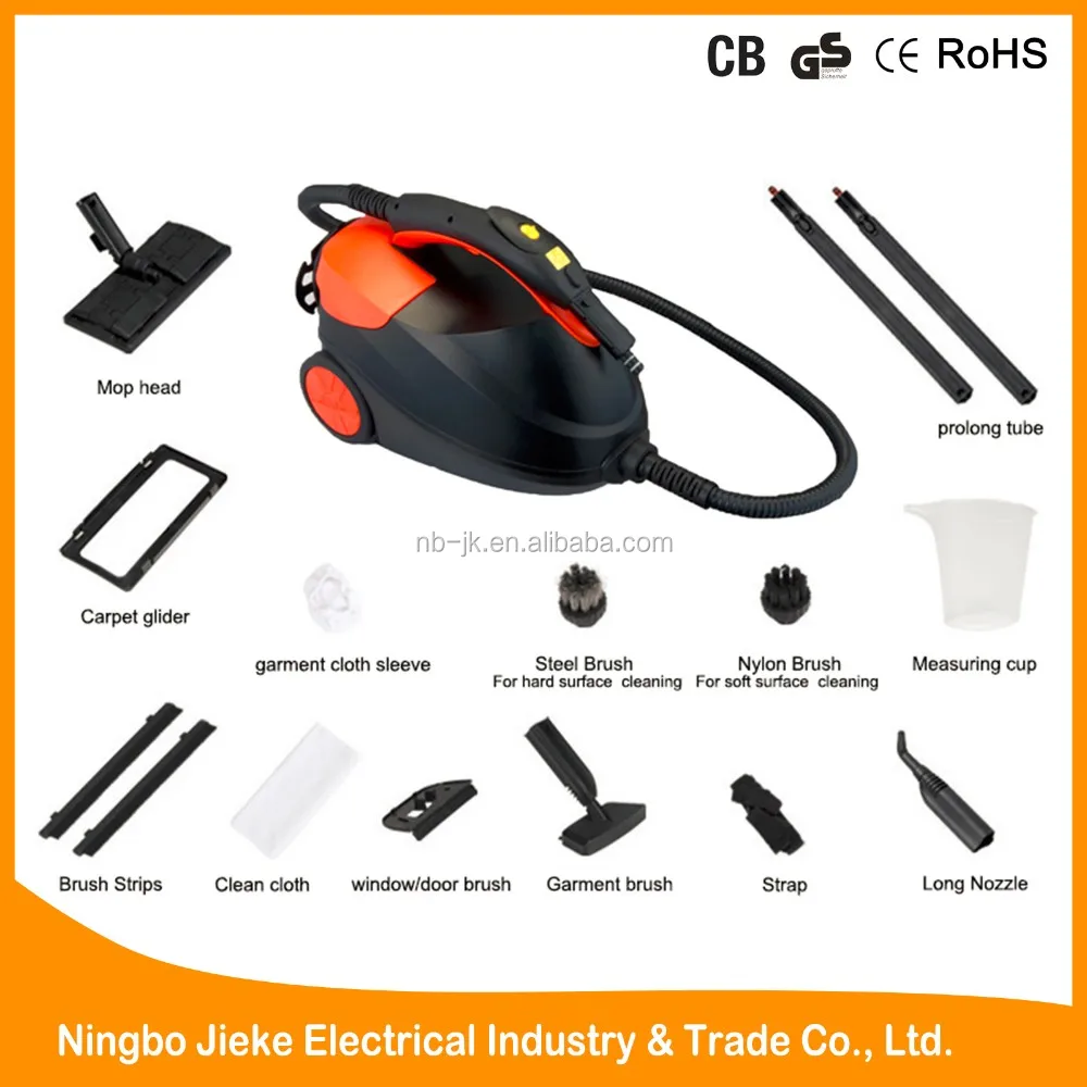 
hight quality professional Heavy duty handheld portable canister steam cleaner with cord rewinding 