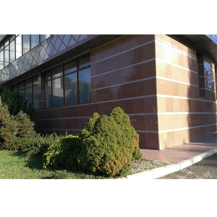 Ukraine hammered flamed interior cheap natural red stone granite tile