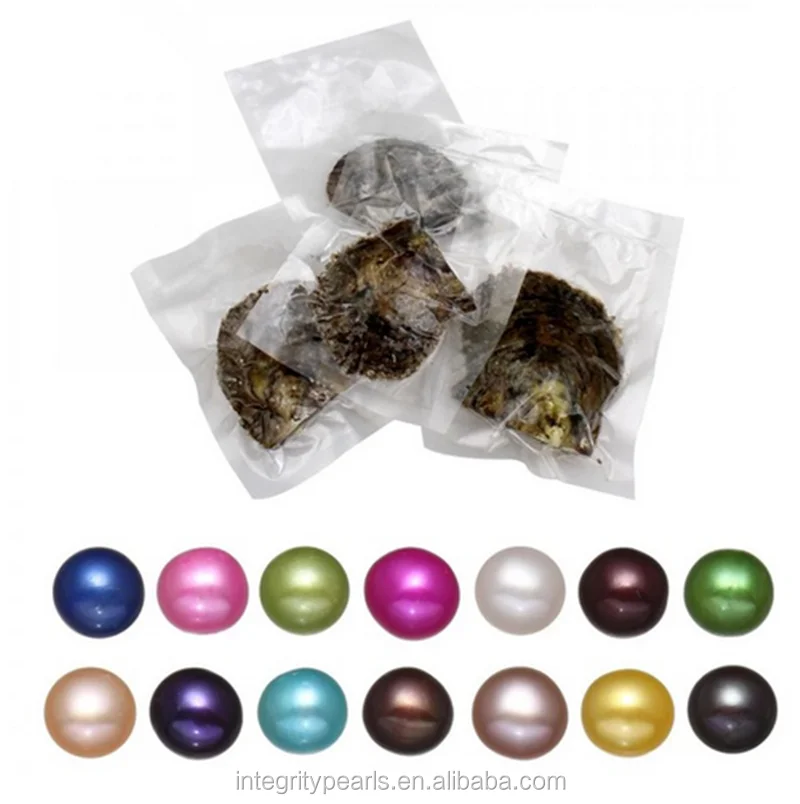 
100pcs vacuum-packed wholesale 6-7mm round sea akoya pearl oyster 