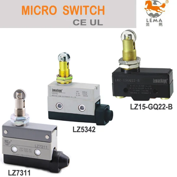 LZ15-GQ22-B LZ5342 LZ7311 Z-15GQ22-B omron alternative поршеньмикровыключатель панель роликовый плунжер микропереключатель
