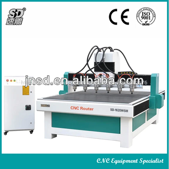 цзинань sudiao sd1620 6 шпинделя с чпу для резки, металла с чпу для резки, dsp чпу для резки