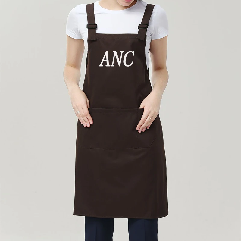 
Wholesale Promotion Custom Kitchen Logo Beauty Chef Waist Cotton Apron 