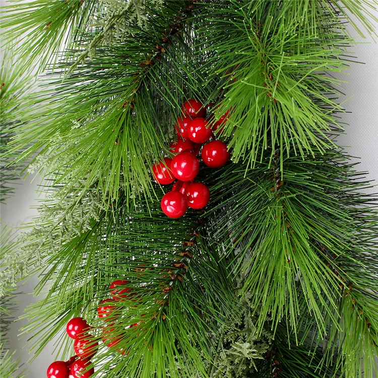 Christmas Decoration Artificial PVC Christmas pine Garland Green for Christmas Decoration