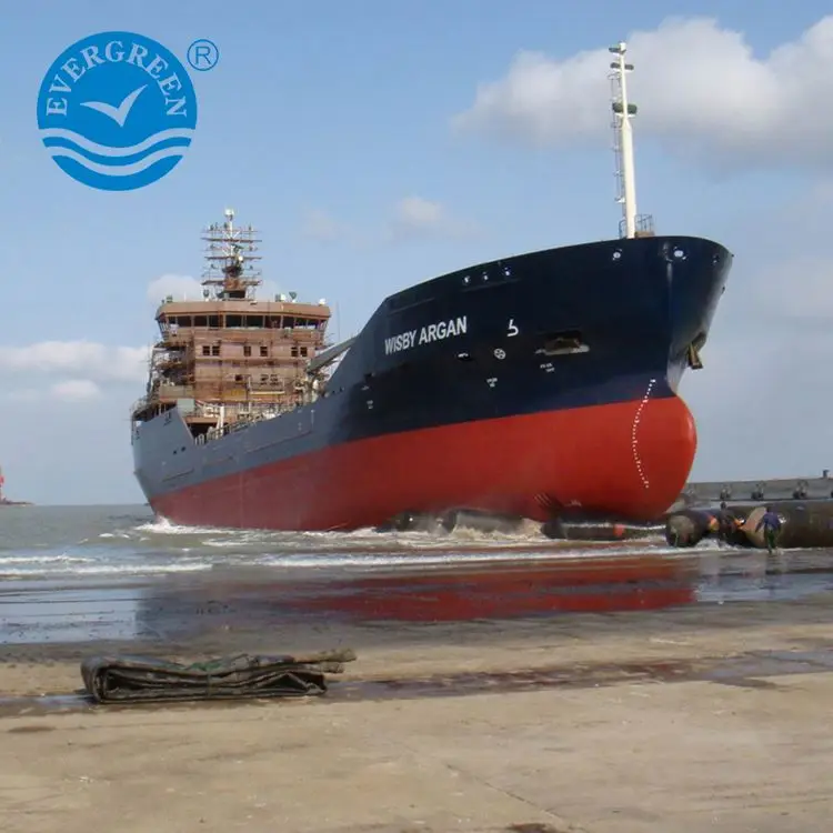 
 Пневматический корабль запуск корабля резиновая подушка безопасности dwt 60000 тонн  