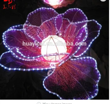 Outdoor Waterproof Decorative Artificial Christmas Tree Chinese Lanterns decorative Flowers