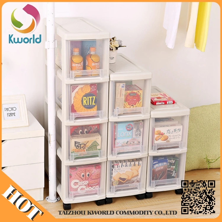 plastic storage drawers with wheels