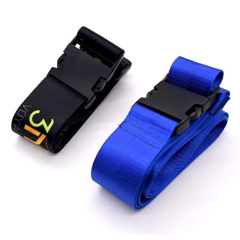 
Travelling suitcase accessory customized sublimation luggage strap with name card 