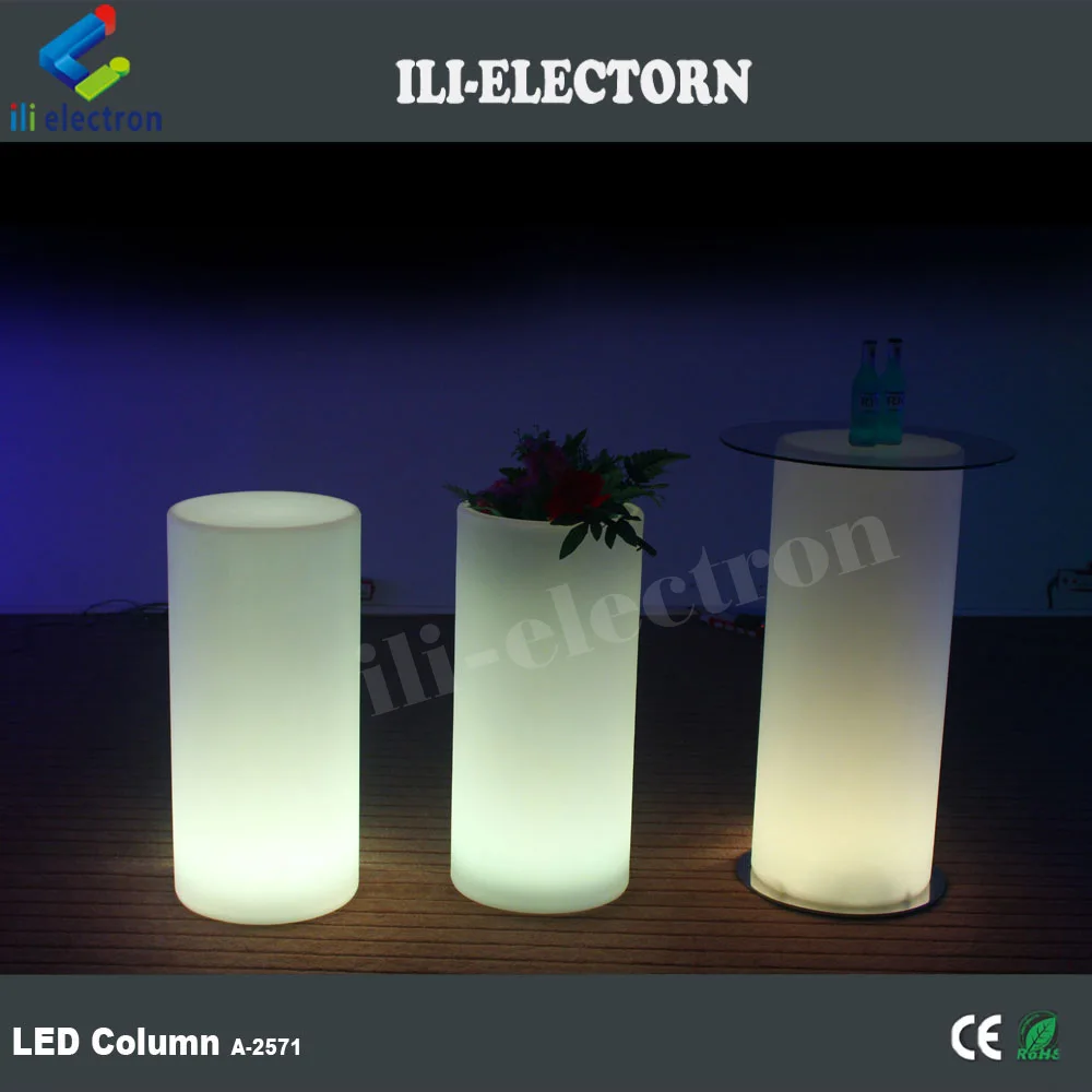Infarad Remote control illuminated led Glowing pillar
