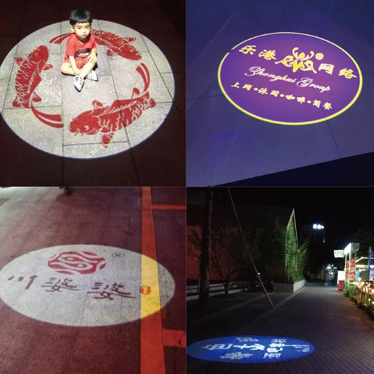 30W outdoor Ip65 HD lens rotating gobo trademark projection light logo projector advertising lights