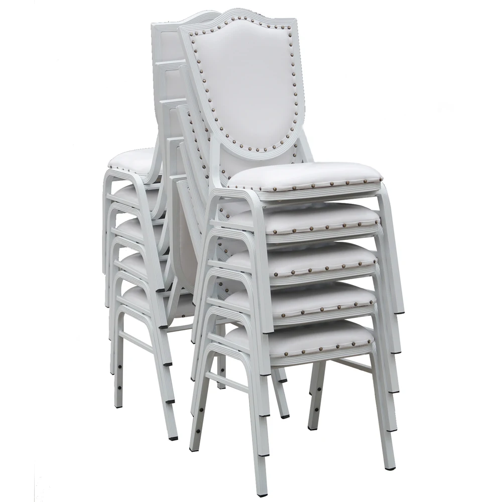 YC-ZL150-01 White Used Rental stacking banquet hotel chair for sale