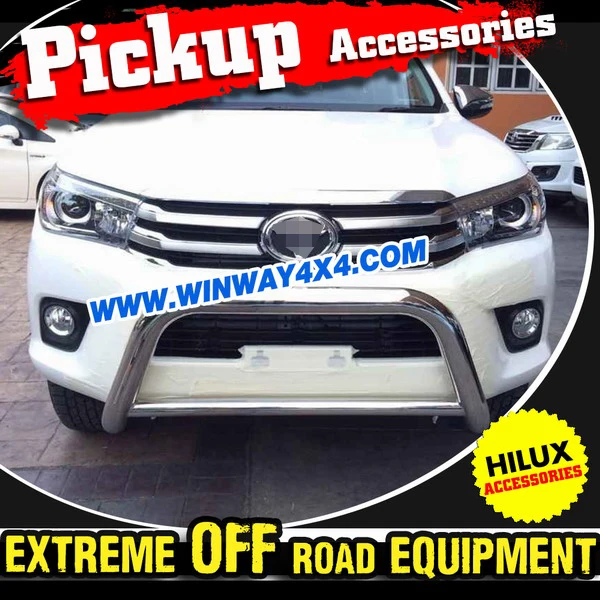 
 Nudge Bar без противоскользящей пластины из нержавеющей стали для Hilux Revo 2015 года  