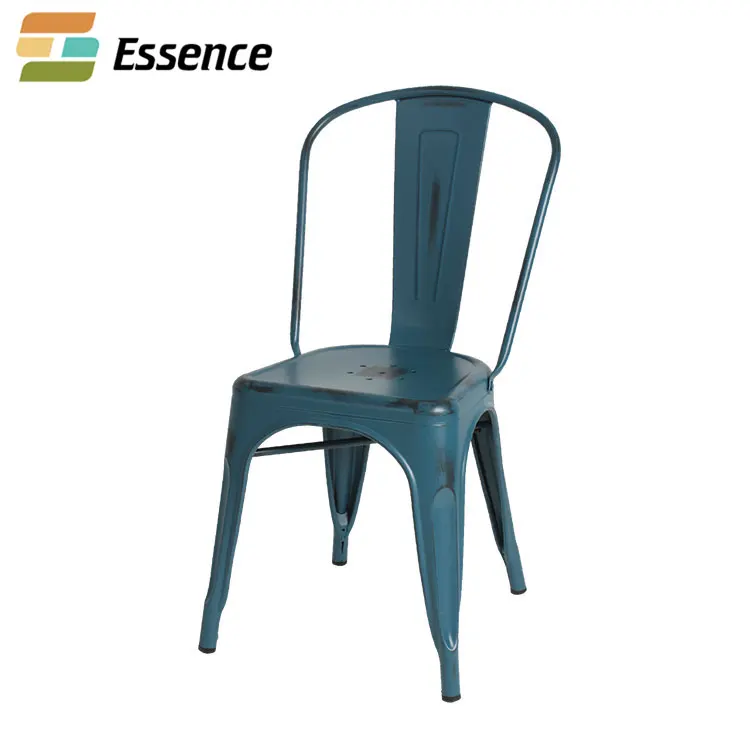Hot Sale stackable industrial metal kitchen side chair industrial chair