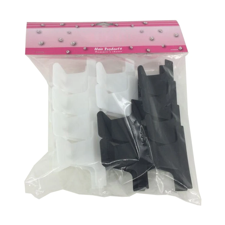 2' hair plastic clamps, butterfly hair clips