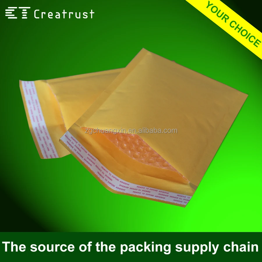 ZGCX Copper-printing Colorful  Bag A4 Sizes Padded Bubble Cushioned Jiffys Mailer /Envolopes