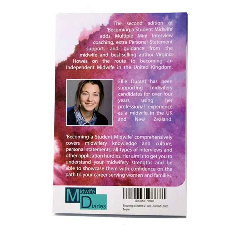 Professional book printing services custom A4 size perfect bound book printing