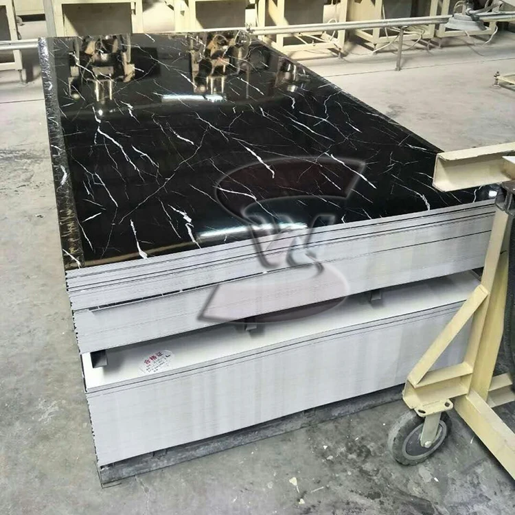 Cheap price waterproof 3mm pvc marble board uv panel export to india