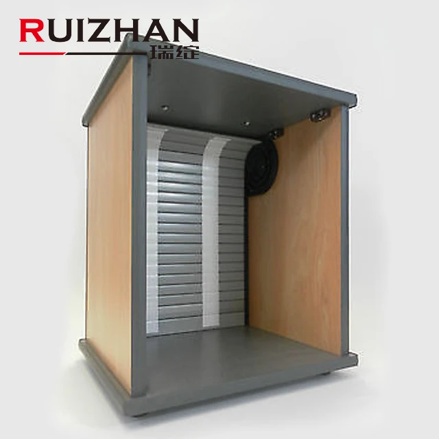 Plastic Extrusion Profiles PVC ABS Slats RV Cabinet Tambour Roller Shutter Doors For Furniture