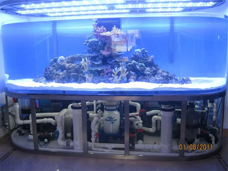 acrylic aquarium / mini fish tank / led aquarium accessories