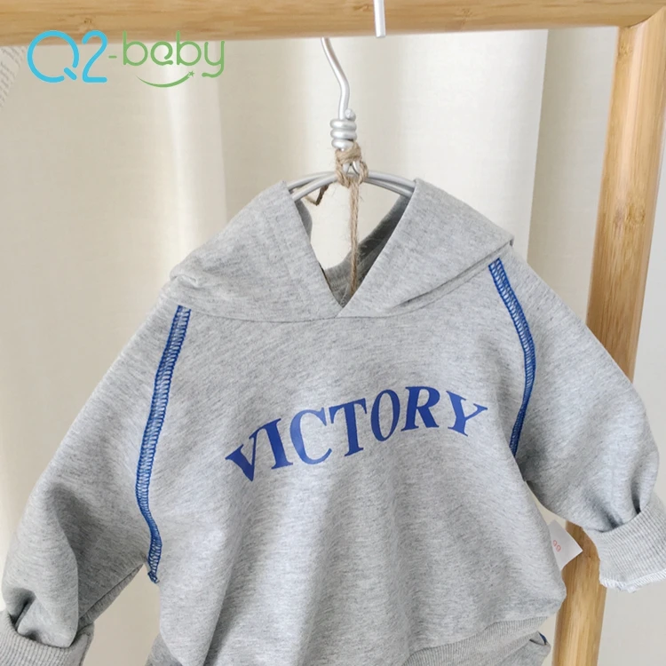 
Q2-baby Bulk Buying Infant Boutique Clothing Set Custom Made Baby Tracksuits 